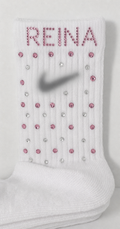 Youth Rhinestone Sock
